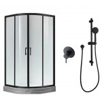 900x 900mm Curve ShowerBox Combo+ Round Series